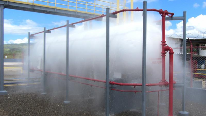 img Extinción por agua nebulizada